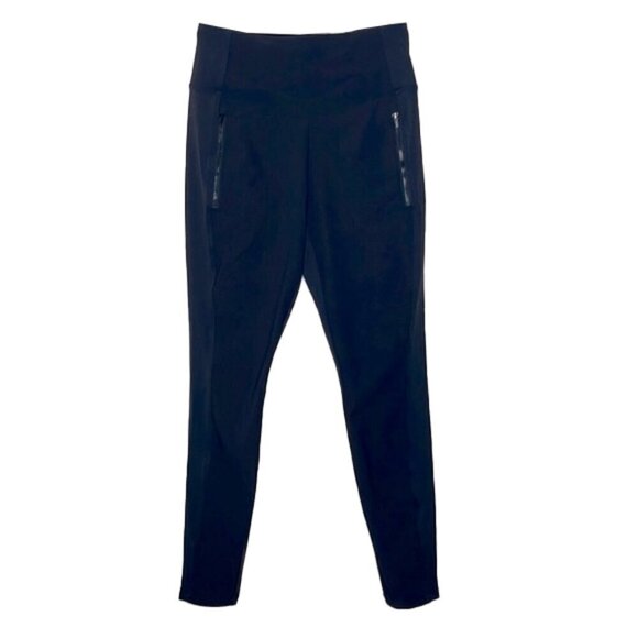 🆕 ATHLETA Pants with zipper pockets black Size 2 - Picture 1 of 4